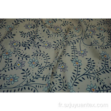 Tissu 100% polyester imprimé satiné marteau Sea Island